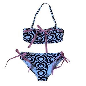 New Black & White 2-Piece Swimsuit Size XS